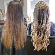 Ein Look wie aus einem Guss – veredelt durch fein gesetzte Strähnchen in kühlem Perlblond, die am ganzen Kopf für lichtdurchflutete Akzente sorgen. Die anschließende Abmattierung in Icy Blonde perfektioniert das Ergebnis mit einem Hauch von kühler Eleganz. Das Haar erstrahlt in einem klaren, schimmernden Blondton, der Leichtigkeit und Modernität ausstrahlt. Ein frischer, raffinierter Look, der Natürlichkeit mit einem Hauch von Coolness vereint.